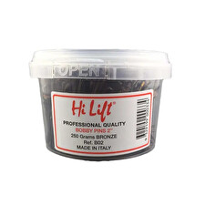 Hi Lift Bobby Pins Tub Bronze 250g