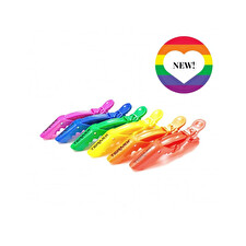 Alligator Clips Pride Pride Collection By Termix 6 Pack