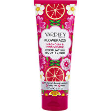 Yardley Flowerazzi Magnolia & Pink Orchid Exfoliating Body Scrub 200ml