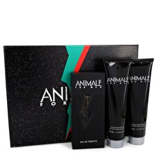 Animale Animale For Men - 3 Pc Gift Set 90ml/3.4oz Eau De Toilette Spray 90ml/3.4oz After Shave Balm 90ml/3.4oz Hair And Body Wash 90ml/3.4oz