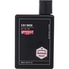 Uppercut Deluxe 3 In 1 Wash Hair Shampoo Cleansing Moisturizing 240ml