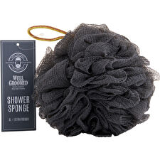 Spa Accessories Gentlemans Well Groomed Shower Sponge (xl Size) - Charcoal