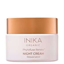 INIKA Organic Night Cream With Resveratrol Phytofuse Renew (resveratrol Night Cream) 50ml