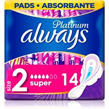 Always Ultra Platinum Super Duo Sanitary Napkins 14 Pcs