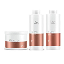 Wella Fusion Shampoo & Conditioner 1 Litre & Mask 500ml