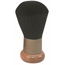 Small Neck Brush - Round Handle Black Bristle