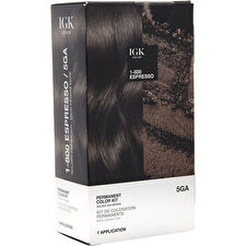 Igk Permanent Color Kit - 5ga Espresso (golden Ash Brown)