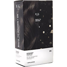 Igk Permanent Color Kit - 5n Back To Brown (natural Brown)