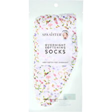 Spa Accessories Spa Sister Overnight Softening Socks - Wildflowers