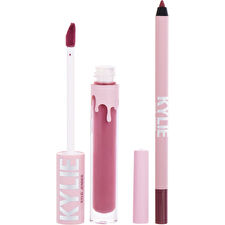 Kylie Jenner Kylie By Kylie Jenner Velvet Lip Kit: Velvet Liquid Lipstick 3ml/0.1oz & Lip Liner 1.1g/0.04oz - # 100 Posie K Velvet 2pcs