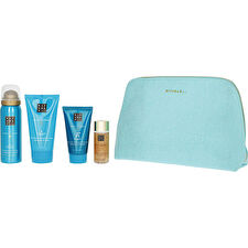 Rituals Karma Set 48h Hydrating Body Cream 70ml/foaming Shower Gel 50ml/after Sun Cooling Shower Gel 50ml/shimmering Body Oil 30ml/pouch 200ml