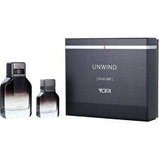 Tumi Unwind For Men - 2 Pc Gift Set 90ml/3.4oz Eau De Parfum Spray 30ml/1oz Eau De Parfum Spray 90ml/3.4oz