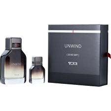 Tumi Unwind For Men - 2 Pc Gift Set 180ml/6.8oz Eau De Parfum Spray 30ml/1oz Eau De Parfum Spray 180ml/6.8oz