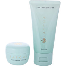 Tatcha Water Duo Set: Water Cream 10ml/0.33oz & Deep Cleanse 50ml/1.7oz 2pcs