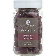 Northern Lights Celeste Fig & Melon Simmering Fragrance Chips - Jar Containing 100 Melts 200ml/7oz