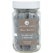 Northern Lights Sandalwood & Patchouli Simmering Fragrance Chips - Jar Containing 100 Melts 240ml/8oz