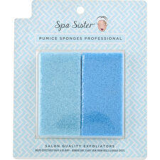 Spa Accessories Spa Sister Professional Pumice Sponge () - Blue 2 Pack