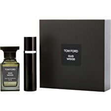 Tom Ford Oud Wood Unisex Set Eau De Parfum 50ml & Eau De Parfum 10ml Travel Spray