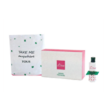 Tous Take Me Anywhere Set Tous: Love Moments Eau De Toilette For Women 90ml & Love Moments Textile Bag Collapisable For Women