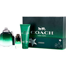 Coach Green Man Set Eau De Toilette 100ml & Eau De Toilette 15ml & All-over Shower Gel 100ml