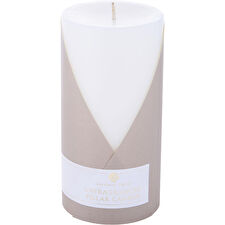 Northern Lights Unfragranced White One 3x6 Inch Pillar Candle