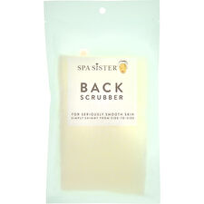 Spa Accessories Spa Sister Seriously Smooth Back Scrubber - Beige