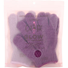 Spa Accessories Gal Pal Twin Exfoliating Gloves Treatment (light Mauve & Raspberry)