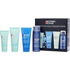 Biotherm Aquapower Recruitment Set: Aquapower Advanced Gel 20ml/0.67oz & Aquafitness Shower Gel 40ml/1.3oz & Aquapower Cleanser 40ml/1.3oz & Homme Shaving Foam 48g/1.7oz 4pcs