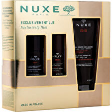 Nuxe Men Exclusively For Him set Shower Gel 200ml/deodorant 24h Protection 50ml/moisturizing Gel 50ml 300ml