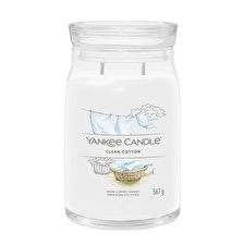 Yankee Candle Signature Scented Candle Clean Cotton 567 G