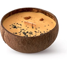 Tropikalia Svíčka V Kokosu - Vůně Vanilla Caramel