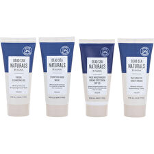 Ahava Dead Sea Naturals Set: Refreshing Cleansing Gel 15ml/0.5oz & Facial Moisturizer Broad Spectrum Spf 20 15ml/0.5oz & Restorative Night Cream 15ml/0.5oz & Purifying Mud Mask 15ml/0.5oz & Daily Eye Cream 3ml/0.1oz 5pcs