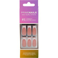 Prime Nails Reusable Nail Set - #m18 Long Almond 30ct