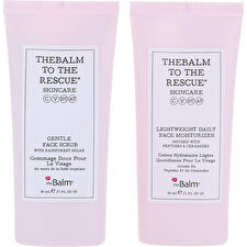 Thebalm Thebalm To The Rescue Skin Serenity Duo Kit: Gentle Face Scrub 30ml/1oz & Lightweight Daily Face Moisturizer 30ml/1oz 2pcs