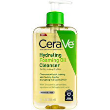 Cerave Hydrating Foaming Oil Cleanser For Dry To Very Dry Skin 355ml/12oz