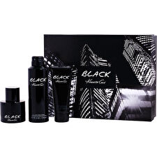 Kenneth Cole Black Eau De Toilette Spray 90ml/3.4oz & Aftershave Balm 90ml/3.4oz & All Over Body Spray 180ml/6oz