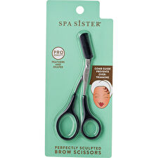 Spa Accessories Spa Sister Brow Grooming Scissors - Black