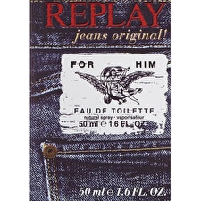 Replay Jeans Original Eau De Toilette For Men 50ml