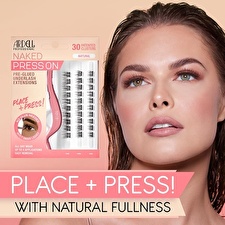 Ardell Press On Pre-glued Underlash Extensions #naked Natural 30 U