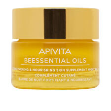 Apivita Beessentials Oils Strengthening & Nourishing Skin Supplement Night Balm 15ml