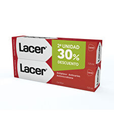 Lacer Toothpaste Pack 2x 125ml