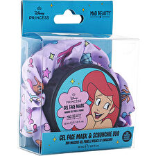 Mad Beauty Disney Princess Ariel Duo: Gel Face Mask 30ml/1oz & Scrunchie 2pcs