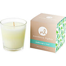Northern Lights Watercress & Mint White Candle 266ml/9oz