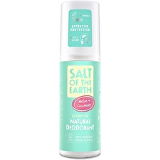 Salt-Of-The-Earth 100% Natural Deodorant Melon & Cucumber Pure Aura ( Natura L Deodorant) 100ml 100ml