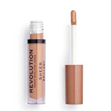 Makeup Revolution Sheer Brillant Vegan Lip Gloss 119 Hustle 3.5ml