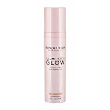 Makeup Revolution Glow & Lluminate Liquid Highlighter Gold For Face 40ml