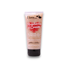 I Love Strawberries & Cream Exfoliating Shower Gel 200ml
