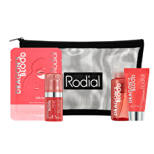 Rodial Little Luxuries Kit Set Rodial: Dragon's Blood Purifying Micellar Water For All Skin Types 100ml & Dragon's Blood Refreshes & Hydrates Eye Gel 15ml & Dragon's Blood Sculpting Gel For Face 15ml & Dragon's Blood Hydrating Eye Patch 3 G