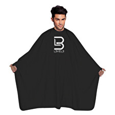 L3vel3 Professional Cutting Cape Black