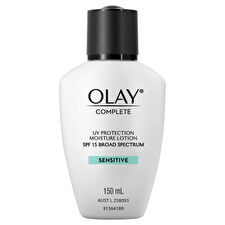 Olay Complete Uv Protection Moisturiser Lotion Sensitive Spf15 150ml